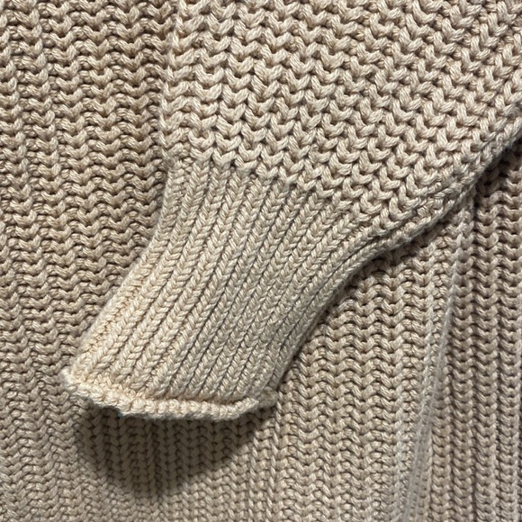 J. Crew || Relaxed Rollneck Sweater in Sandy Beach Tan Small - Picture 6 of 8